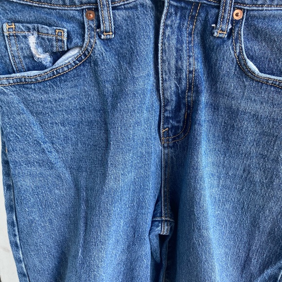 Wild Fable High Waist Straight Leg Distressed Jeans Size 6/28 - Picture 6 of 10